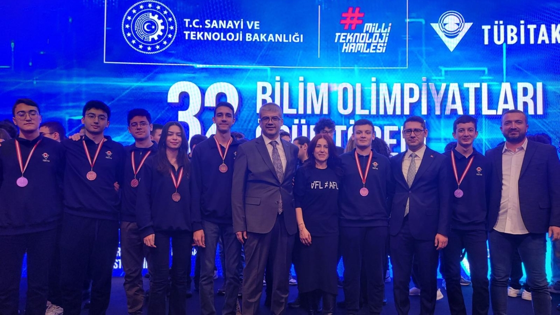 32.Bilim Olimpiyatlarından 11 madalyayla dönüyoruz